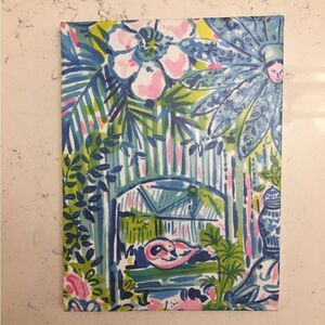 Lilly Pulitzer style canvas